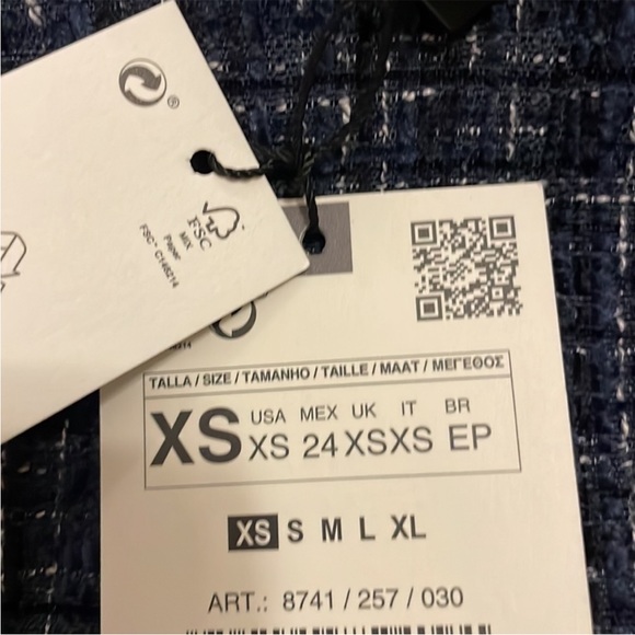 zara blue top - Picture 2 of 2